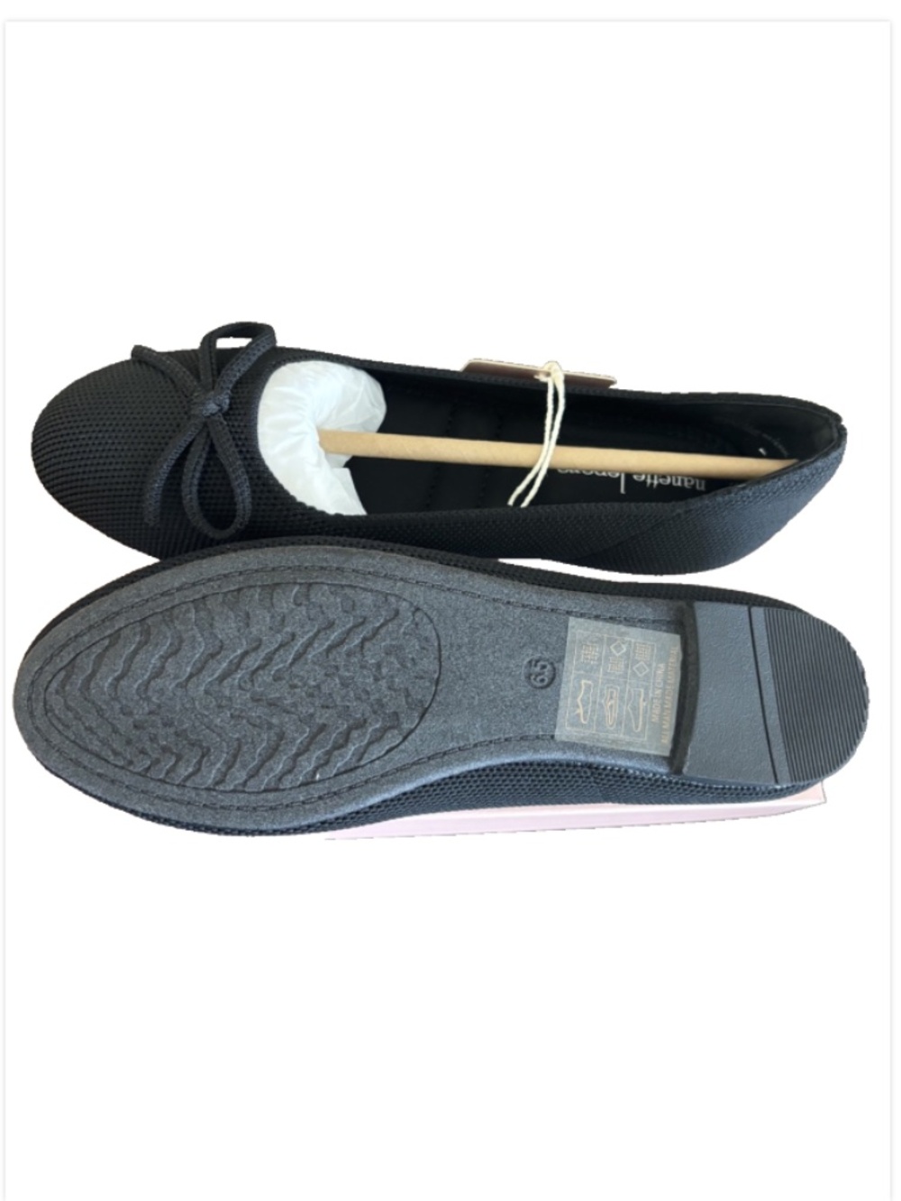 Nanette Lepore Casey Bow Women's Shoes Black  NWT. - Picture 10 of 11